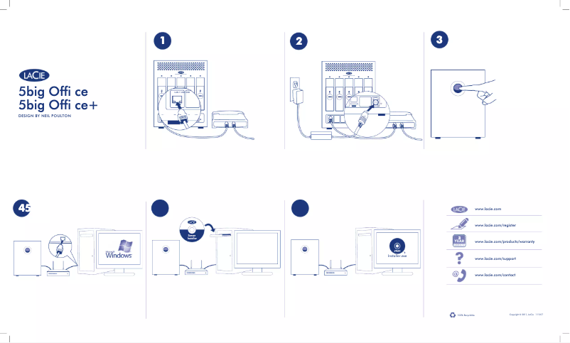 Imagen de la primera página del manual del dispositivo 5big Office