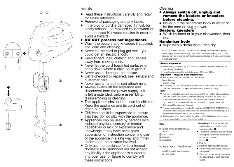 Página 1 del manual Manual de usuario Kenwood kMix HM330