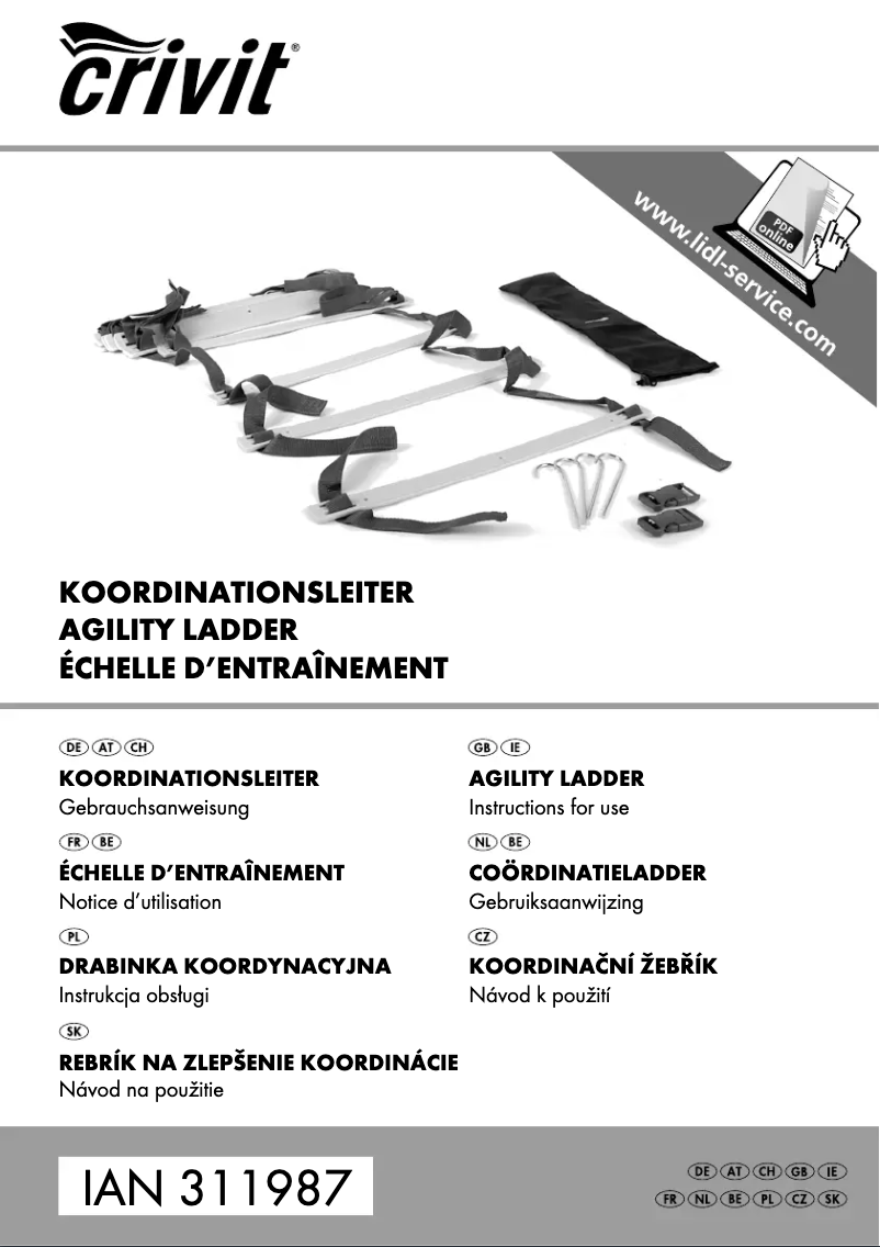 Imagen de la primera página del manual del dispositivo IAN 311987