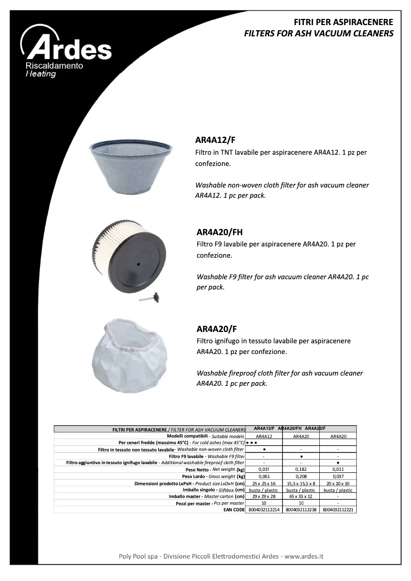 Imagen de la primera página del manual del dispositivo AR4A20_F