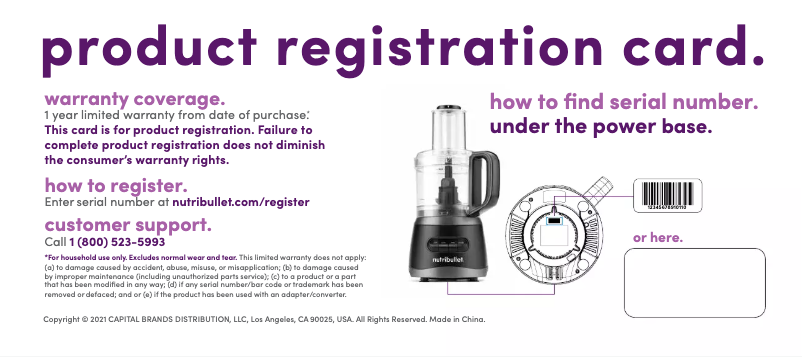 Imagen de la primera página del manual del dispositivo Food Processor 7