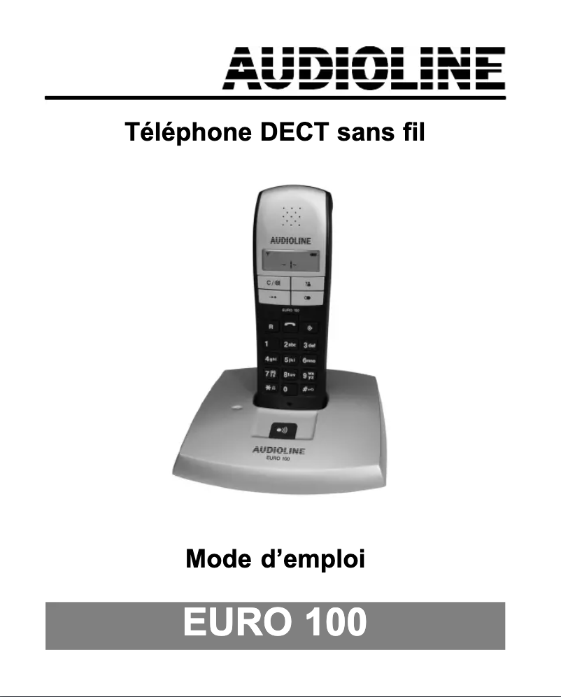 Imagen de la primera página del manual del dispositivo EURO 100