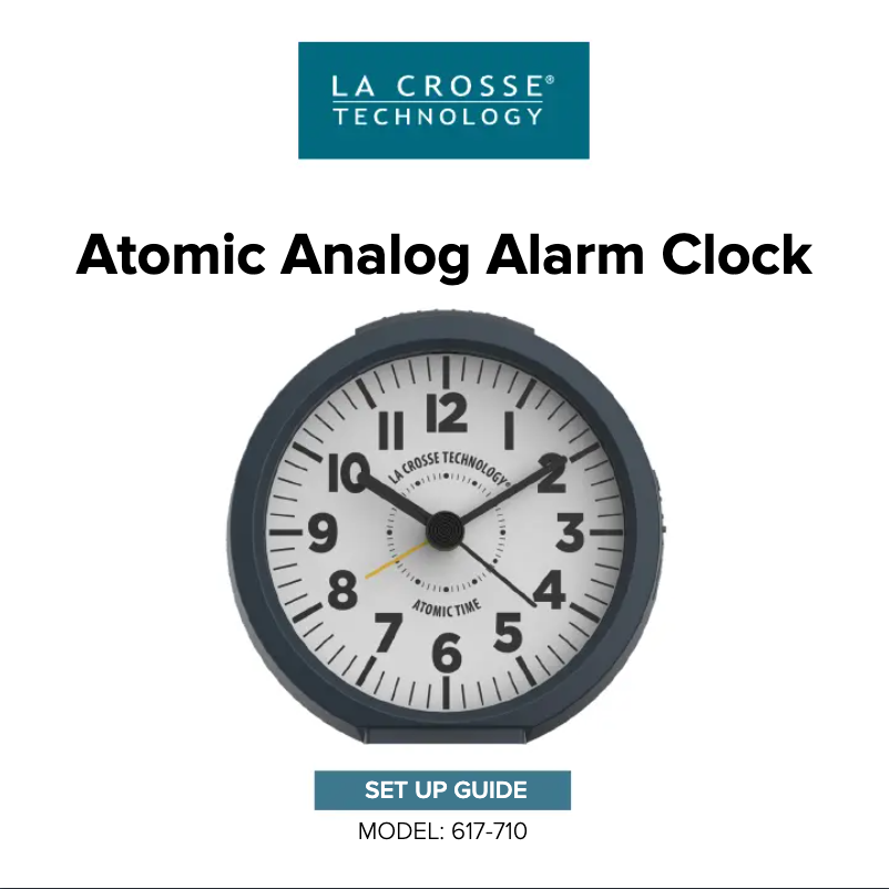 Página nº 1 - Manual de usuario La Crosse Technology 617-710