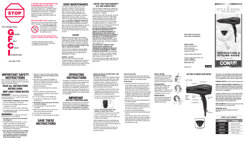 Imagen de la primera página del manual del dispositivo 190