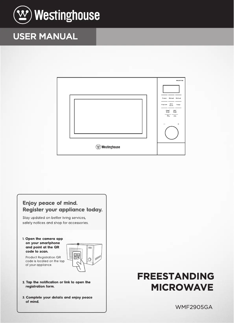 Imagen de la primera página del manual del dispositivo WMF2905GA