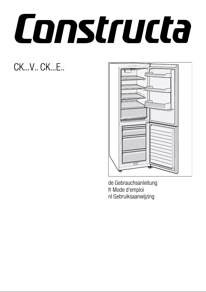 Página 1 del manual Manual de usuario Constructa CK536EW30