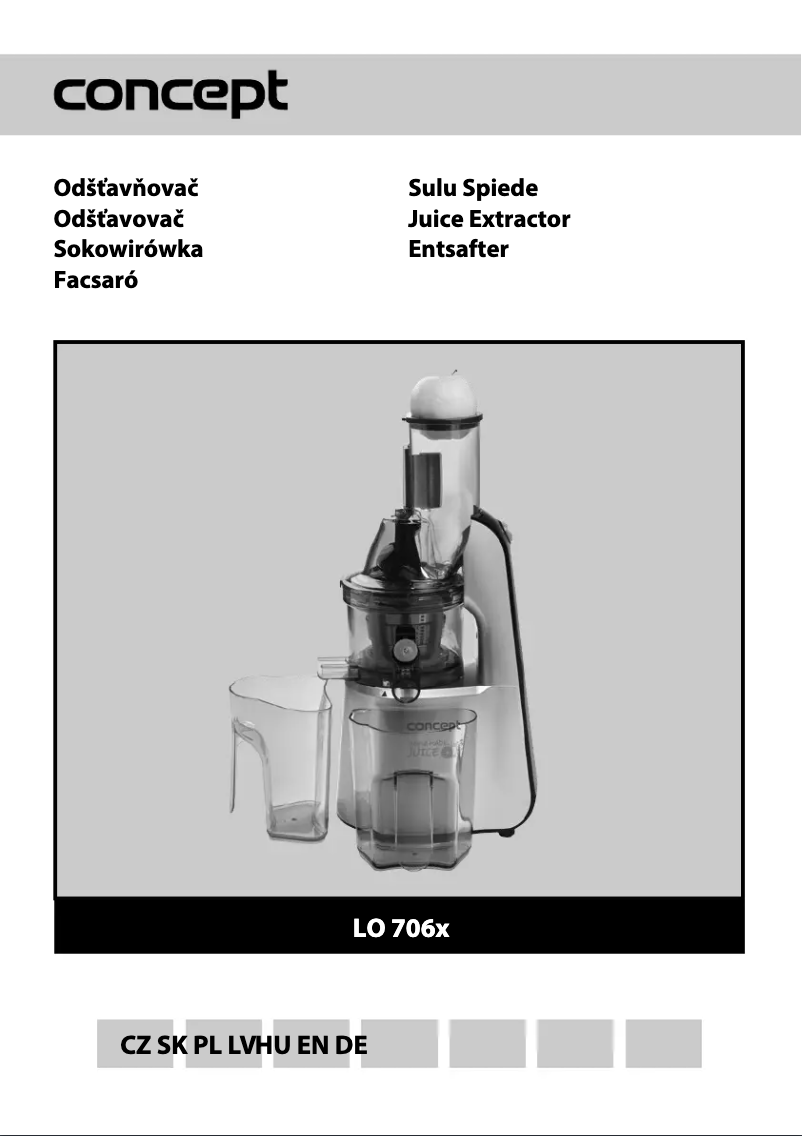 Página nº 1 - Manual de usuario Concept LO7066