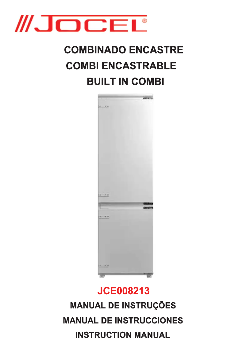 Página nº 1 - Manual de usuario Jocel JCE008213