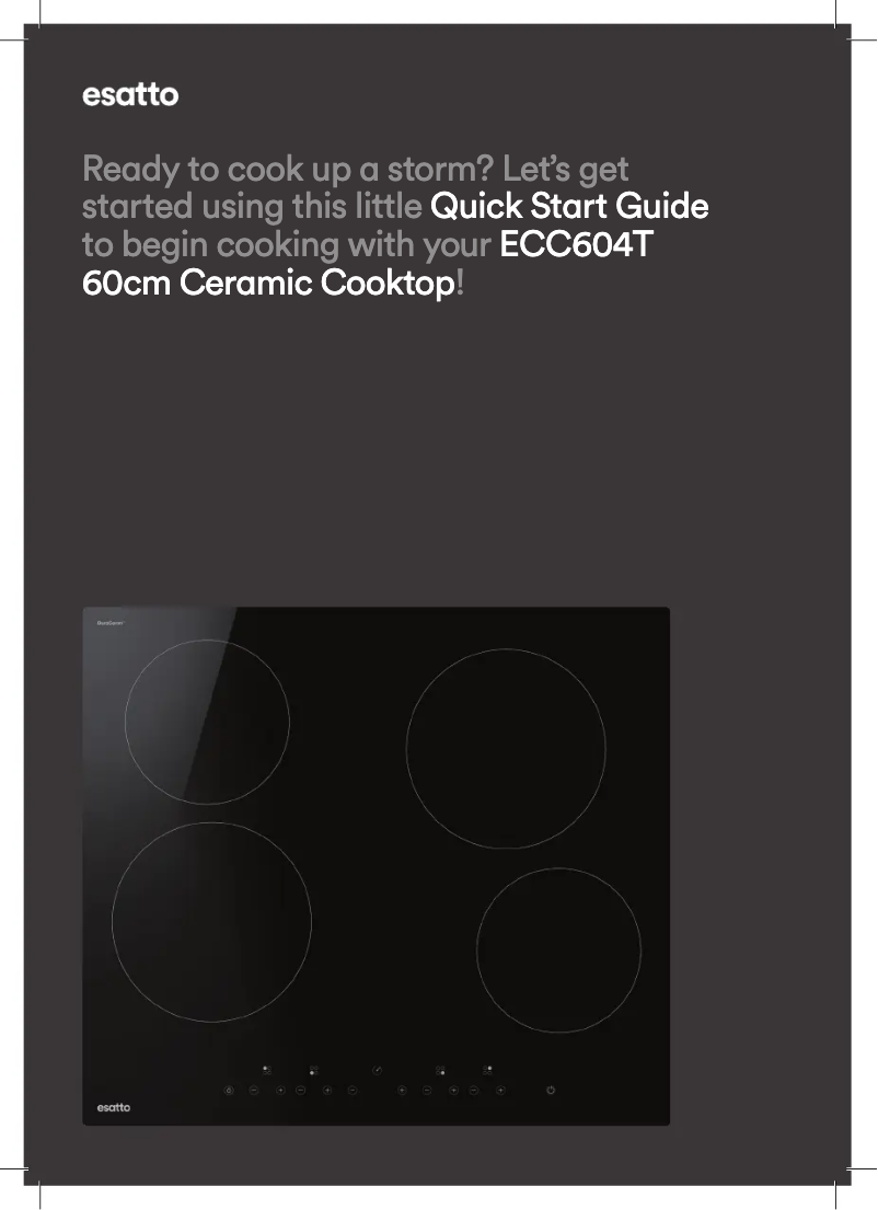 Imagen de la primera página del manual del dispositivo ECC604T