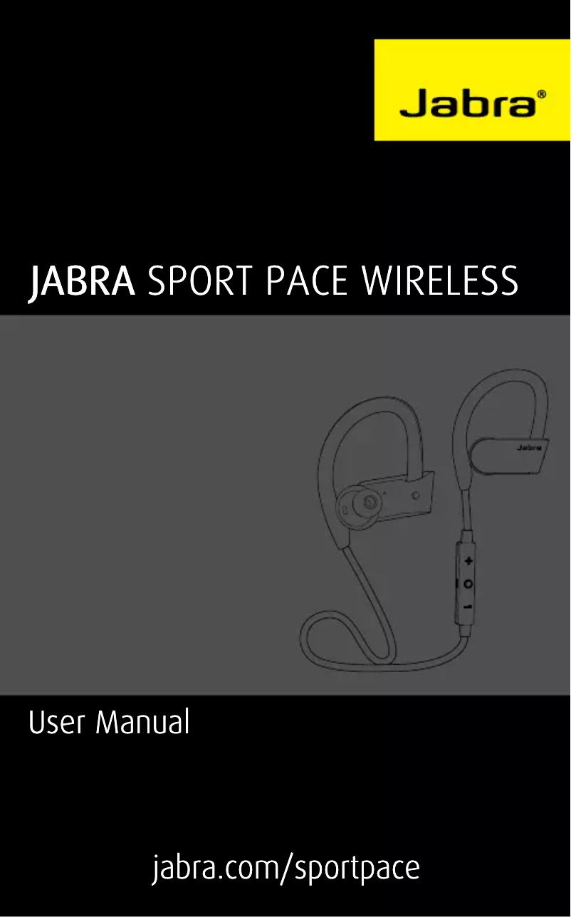 Imagen de la primera página del manual del dispositivo Sport Pace Wireless
