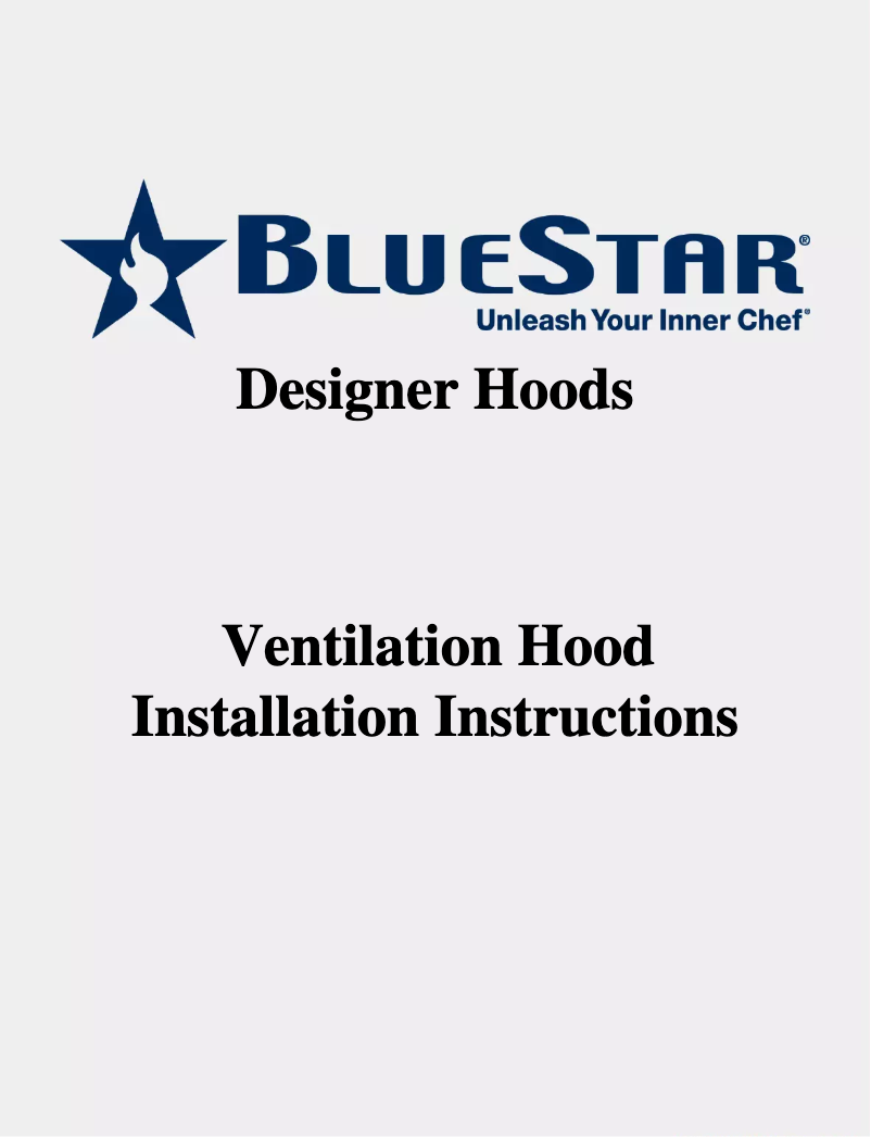 Página 1 del manual Manual de usuario BlueStar WR054MLPLT