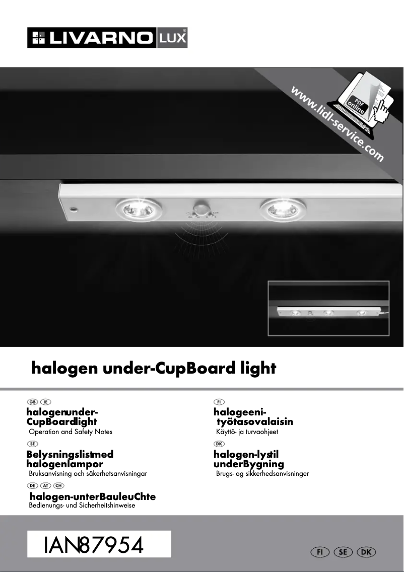 Página nº 1 - Manual de usuario Livarno Lux IAN 87954