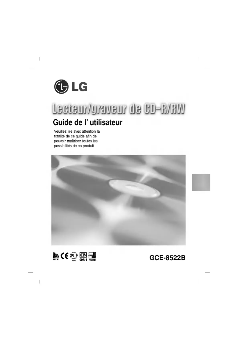 Imagen de la primera página del manual del dispositivo GCE-8522B