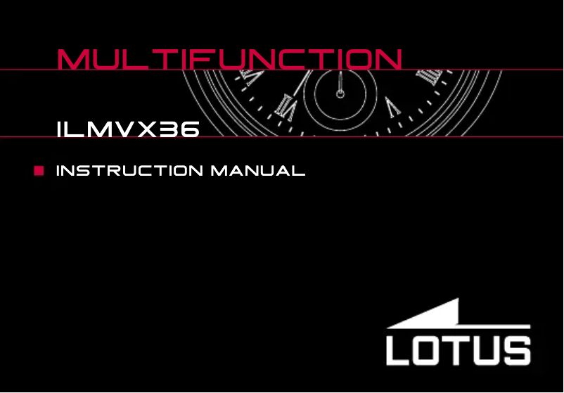 Página 1 del manual Manual de usuario Lotus 15669