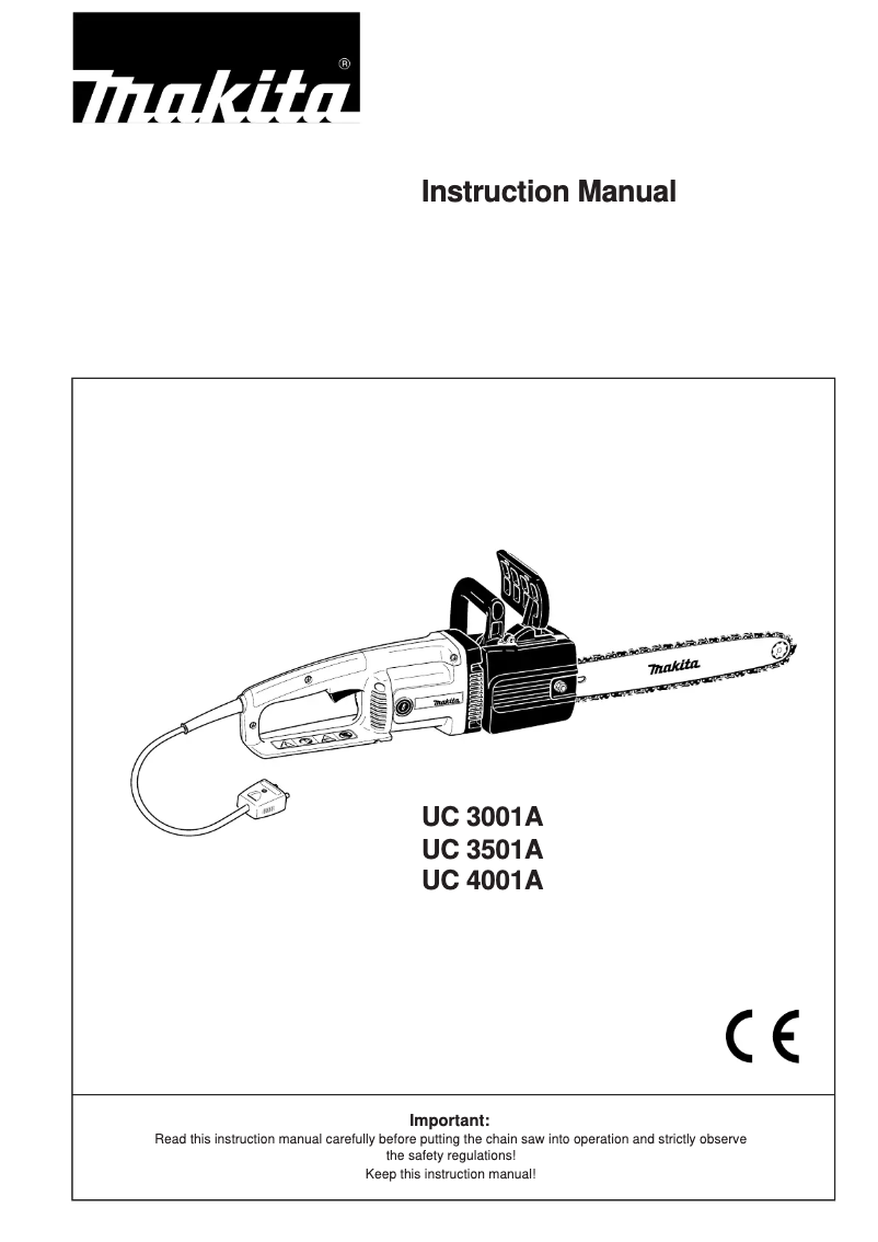 Imagen de la primera página del manual del dispositivo UC4001A