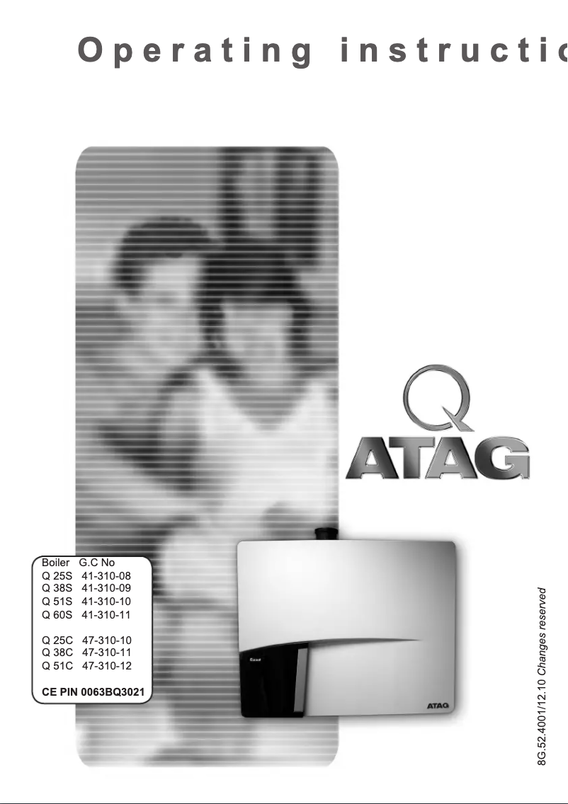 Página nº 1 - Manual de usuario Atag Q 25SC200