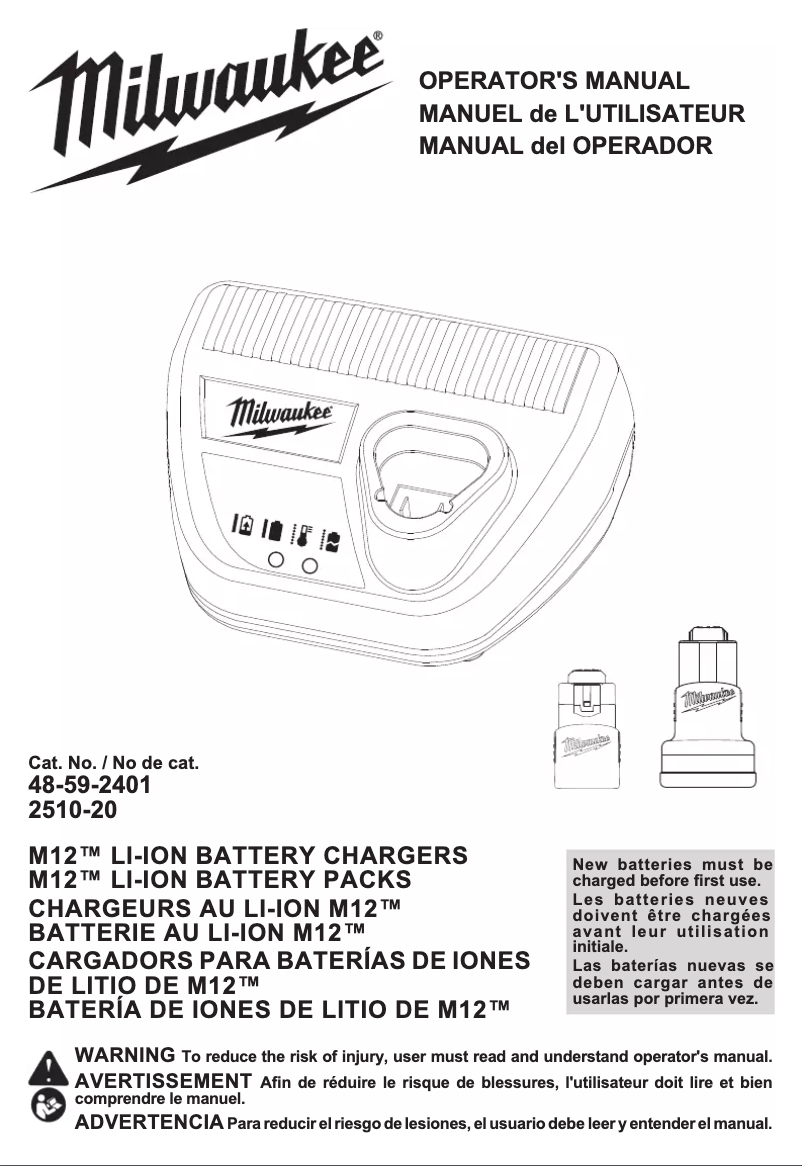 Imagen de la primera página del manual del dispositivo 2510-20