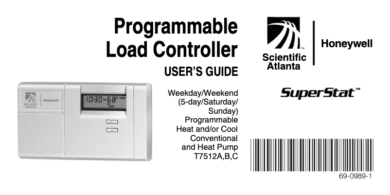 Imagen de la primera página del manual del dispositivo SUPERSTAT