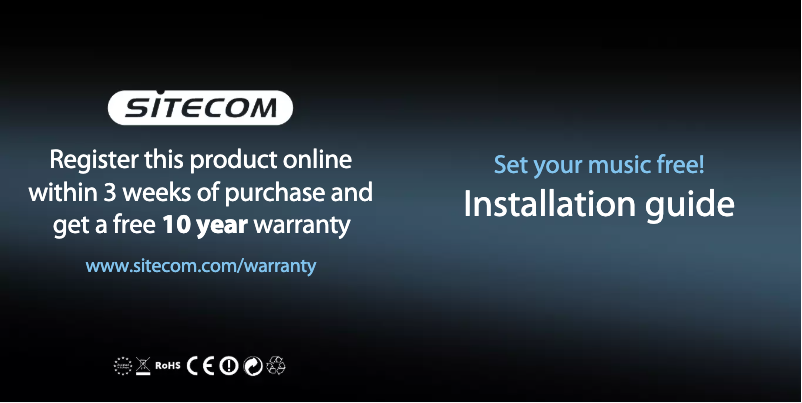 Página 1 del manual Manual de usuario Sitecom WMA-1000