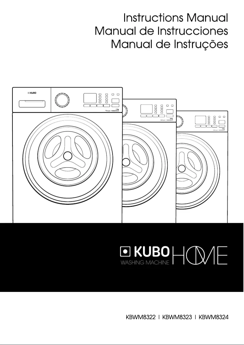 Imagen de la primera página del manual del dispositivo KBWM8324