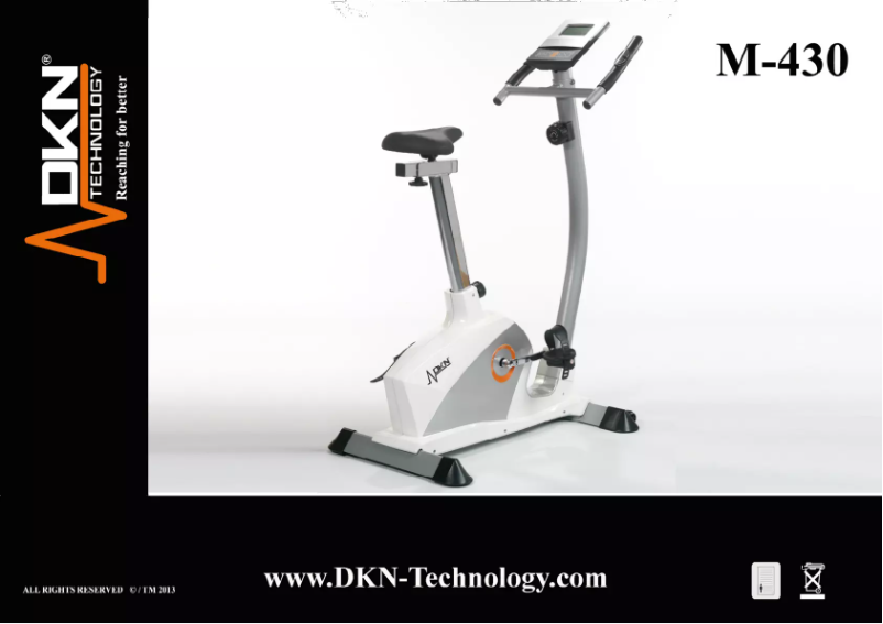 Imagen de la primera página del manual del dispositivo M-430