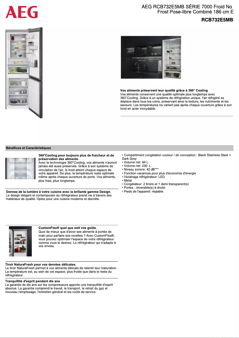 Imagen de la primera página del manual del dispositivo RCB732E5MB