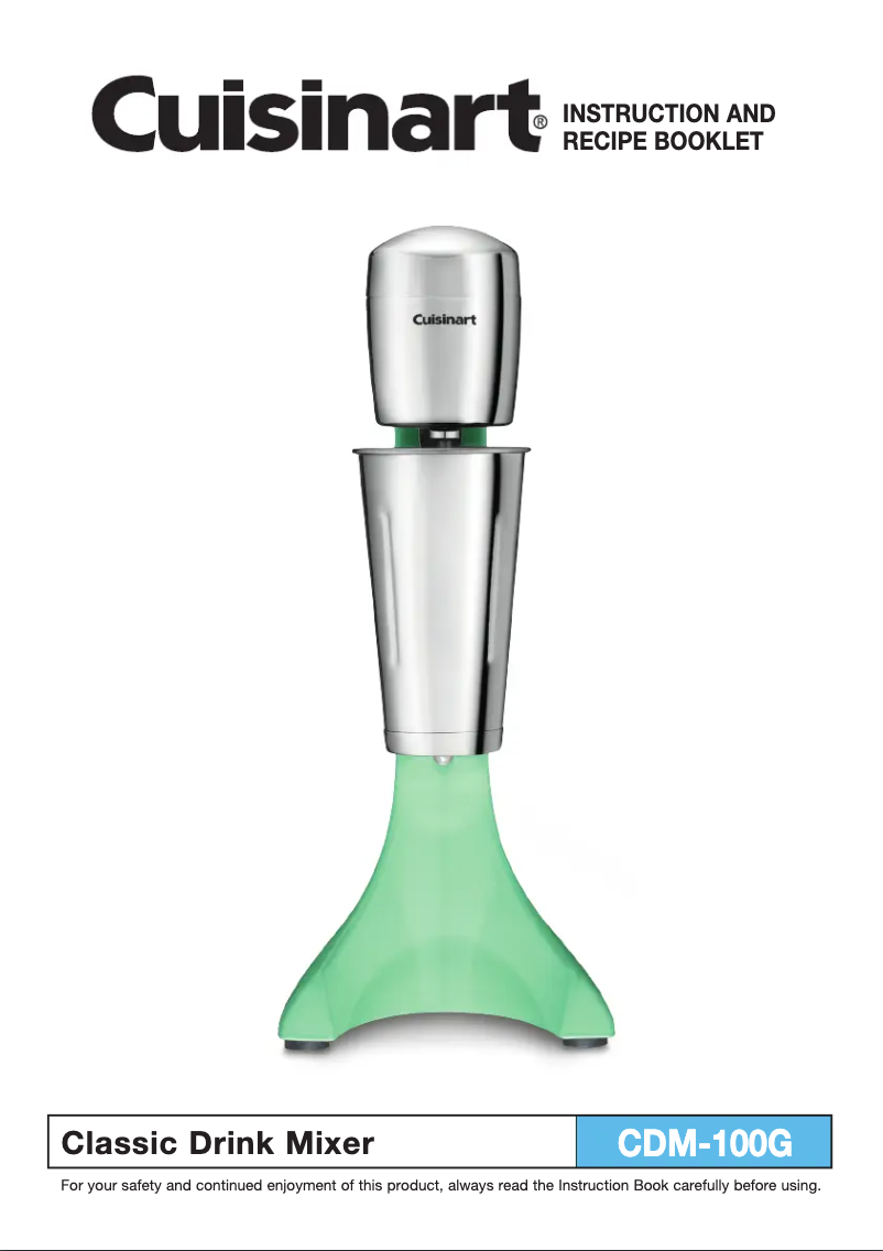 Imagen de la primera página del manual del dispositivo CDM-100G