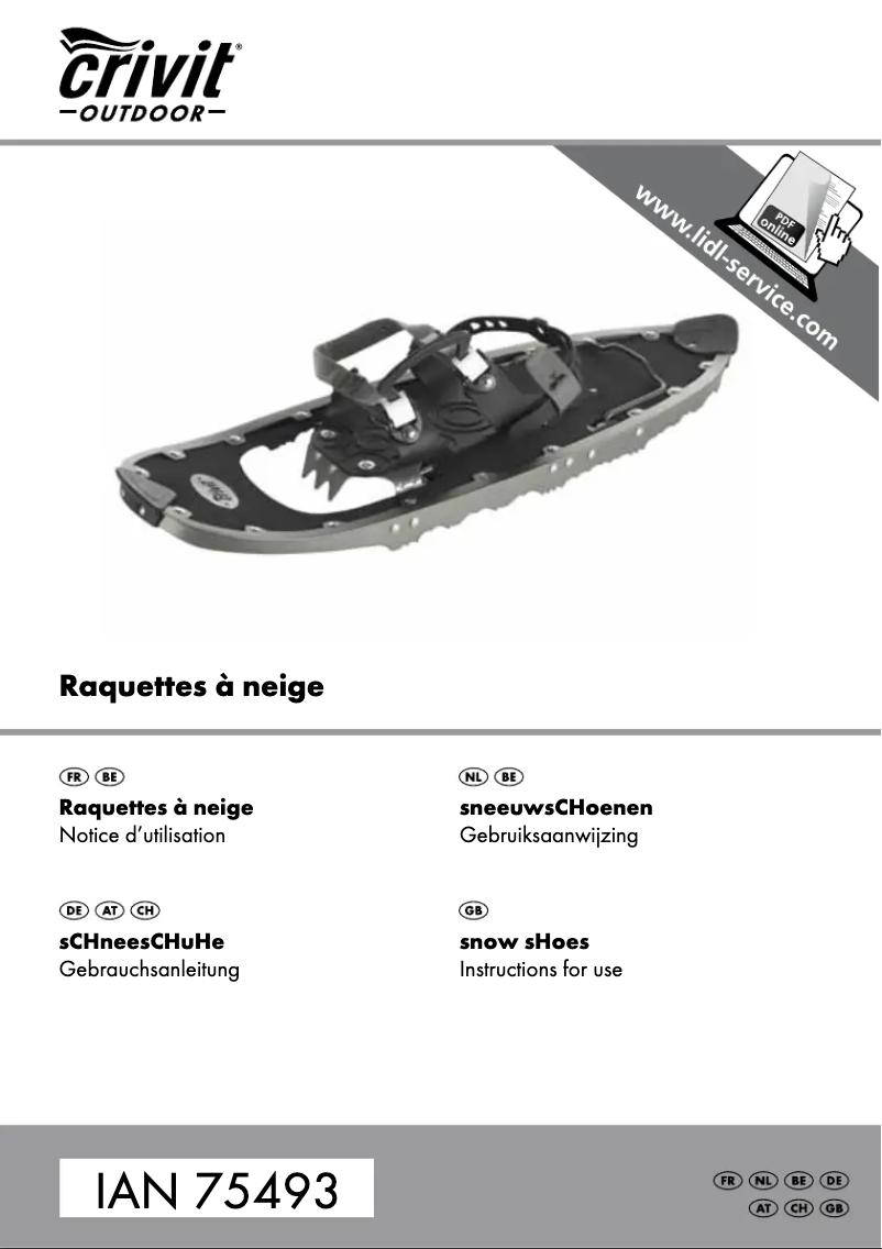 Página nº 1 - Manual de usuario Crivit IAN 75493