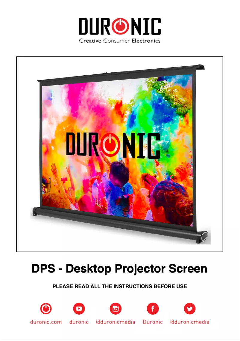 Página nº 1 - Manual de usuario Duronic DPS