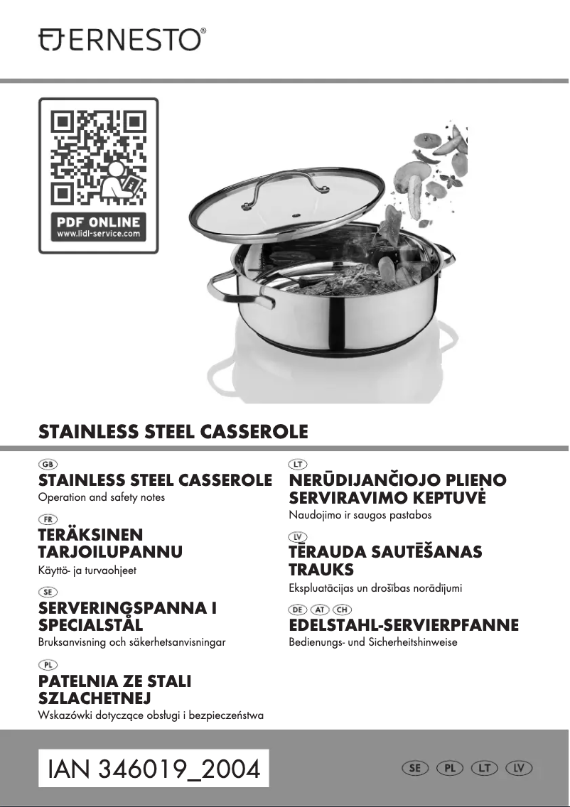 Página 1 del manual Manual de usuario Ernesto IAN 279177