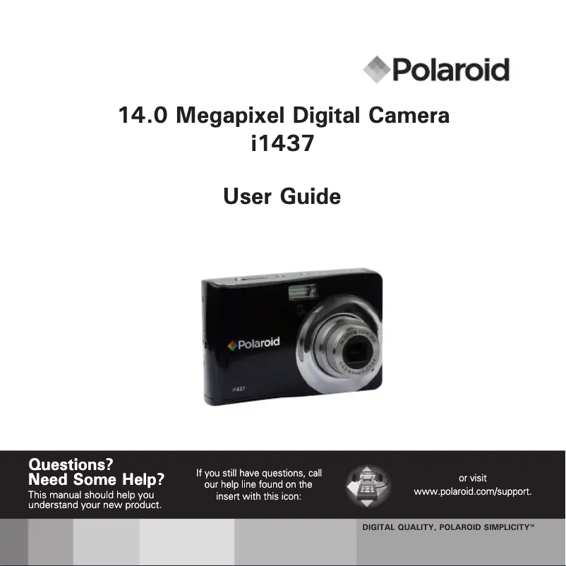 Página nº 1 - Manual de usuario Polaroid i1437