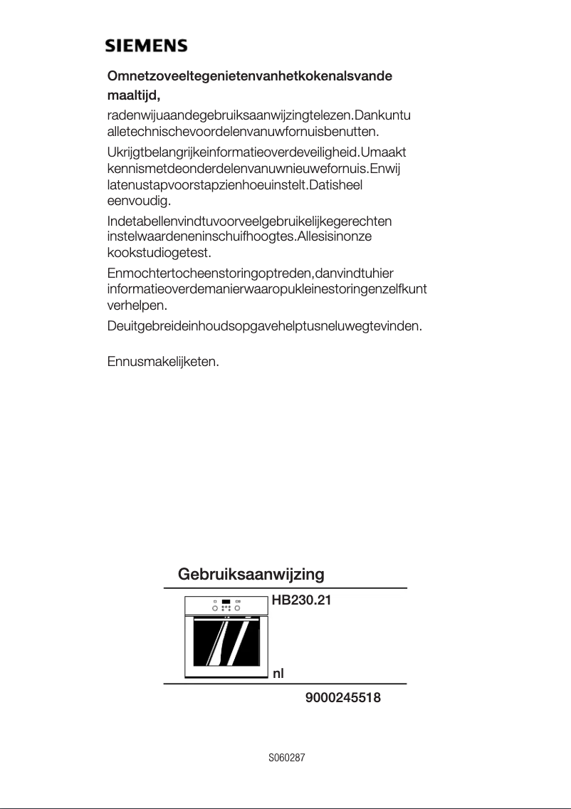 Imagen de la primera página del manual del dispositivo HB230521