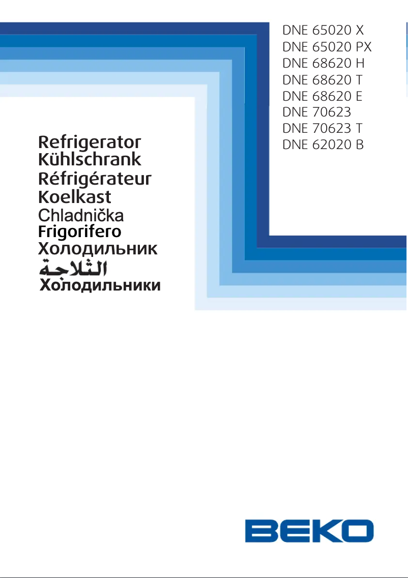 Página 1 del manual Manual de usuario Beko DNE62020B