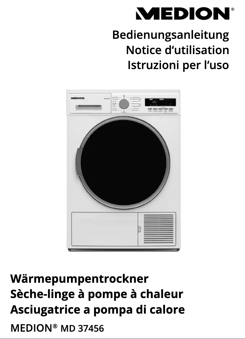 Página 1 del manual Manual de usuario Medion MD 37456