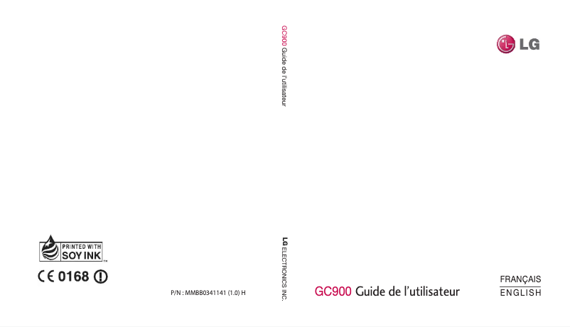 Página 1 del manual Manual de usuario LG Viewty Smart GC900