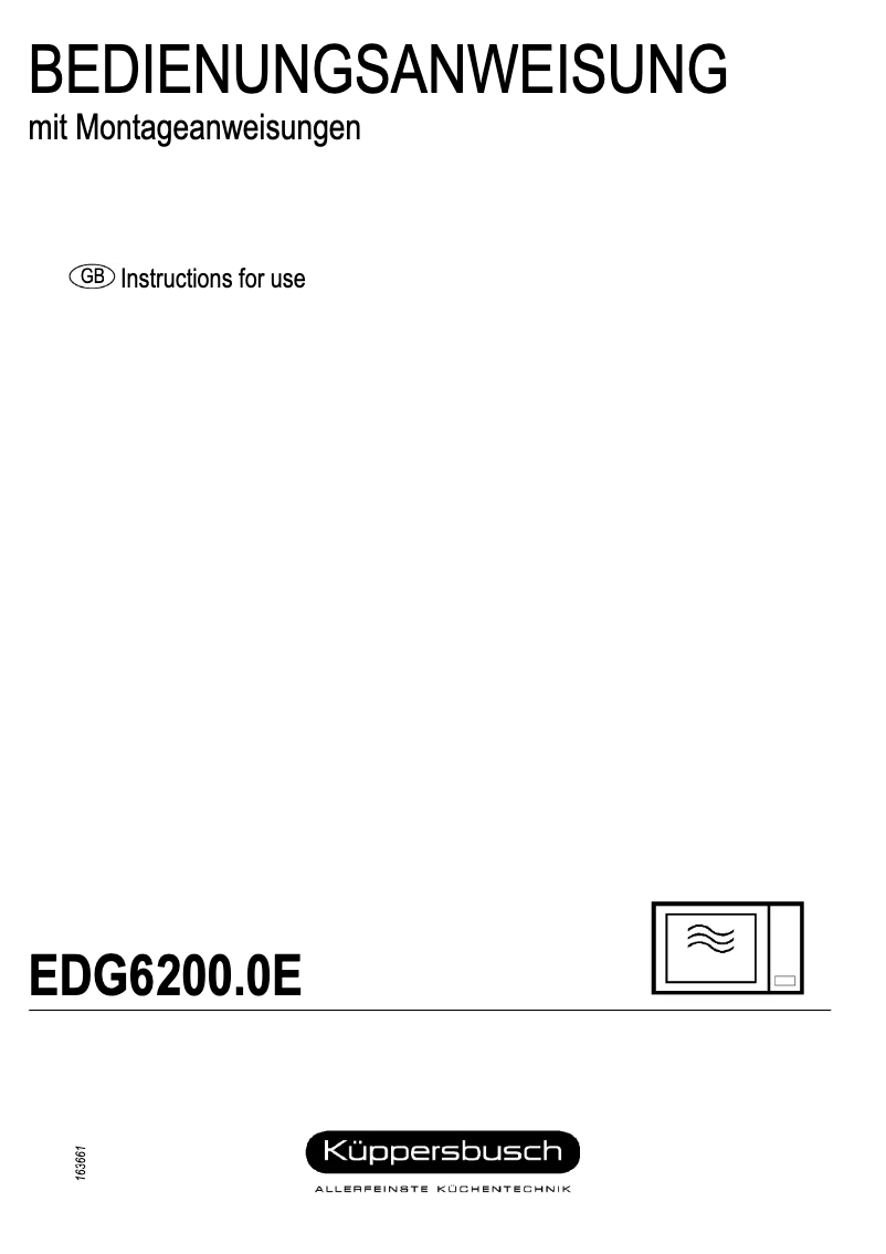 Imagen de la primera página del manual del dispositivo EDG 6200.0 E