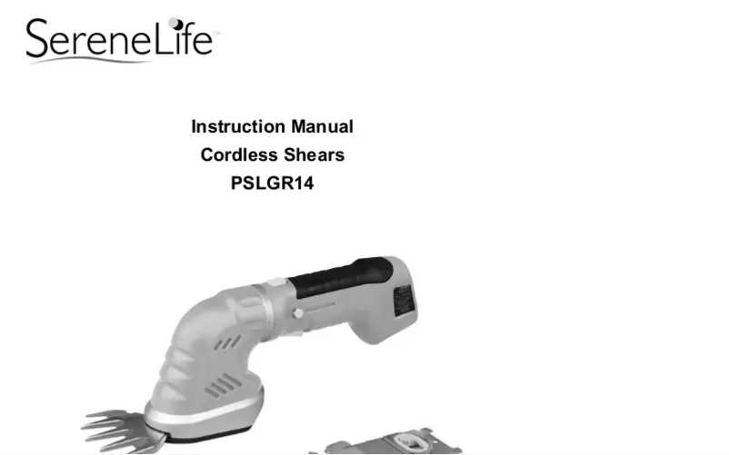 Imagen de la primera página del manual del dispositivo PSLGR14