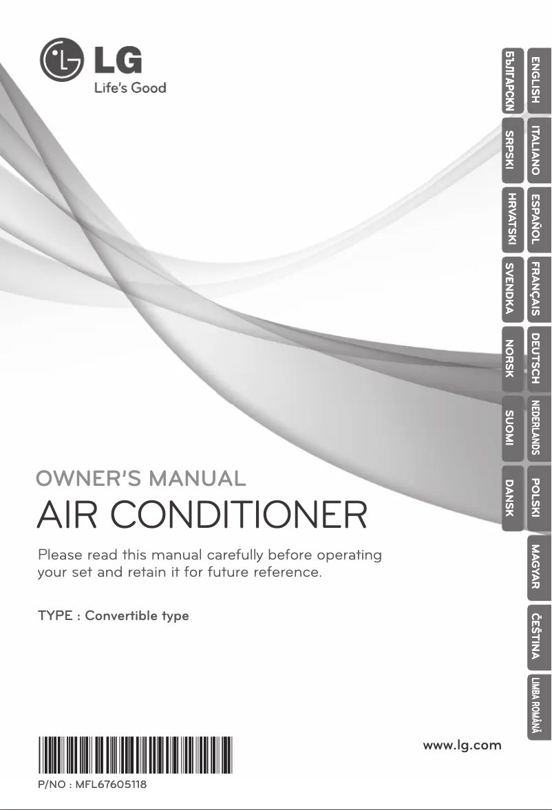 Página 1 del manual Manual de usuario LG MV12AH