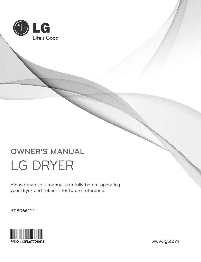Página 1 del manual Manual de usuario LG RC8066CS2Z