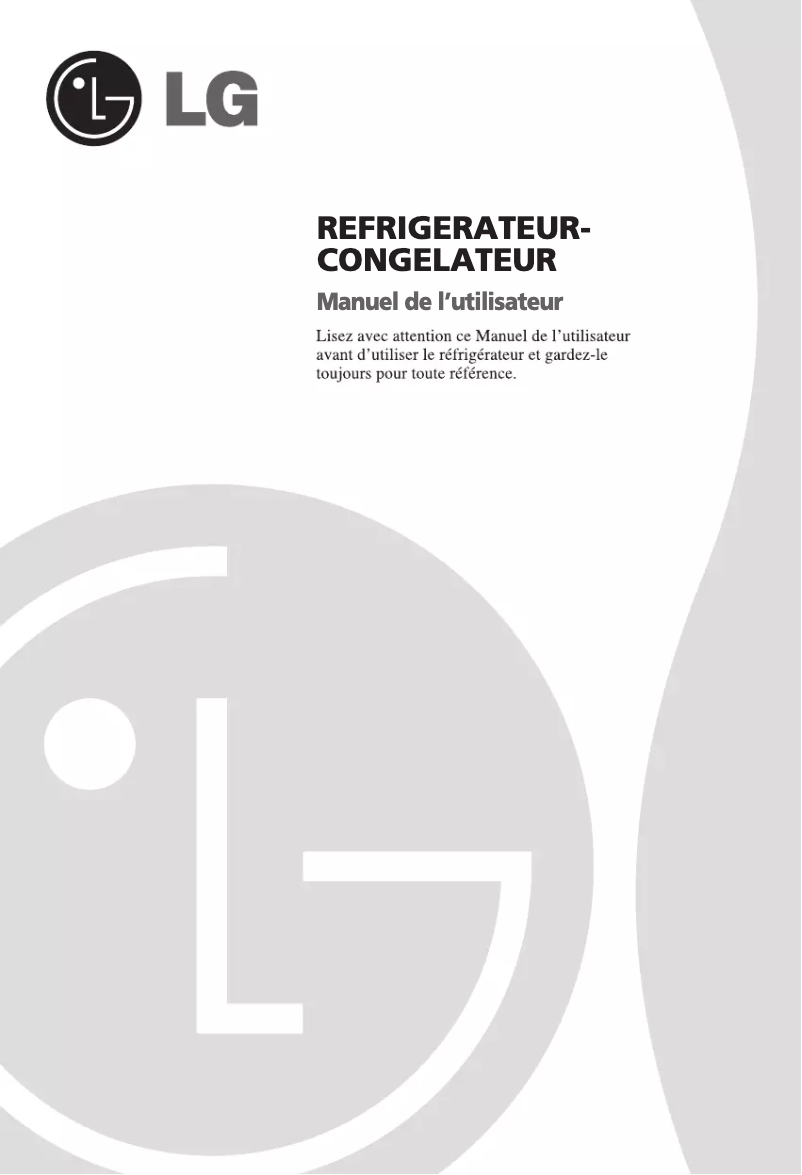 Imagen de la primera página del manual del dispositivo GR-389BLQ