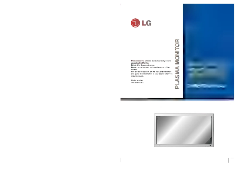 Página nº 1 - Manual de usuario LG MT-60PZ14V