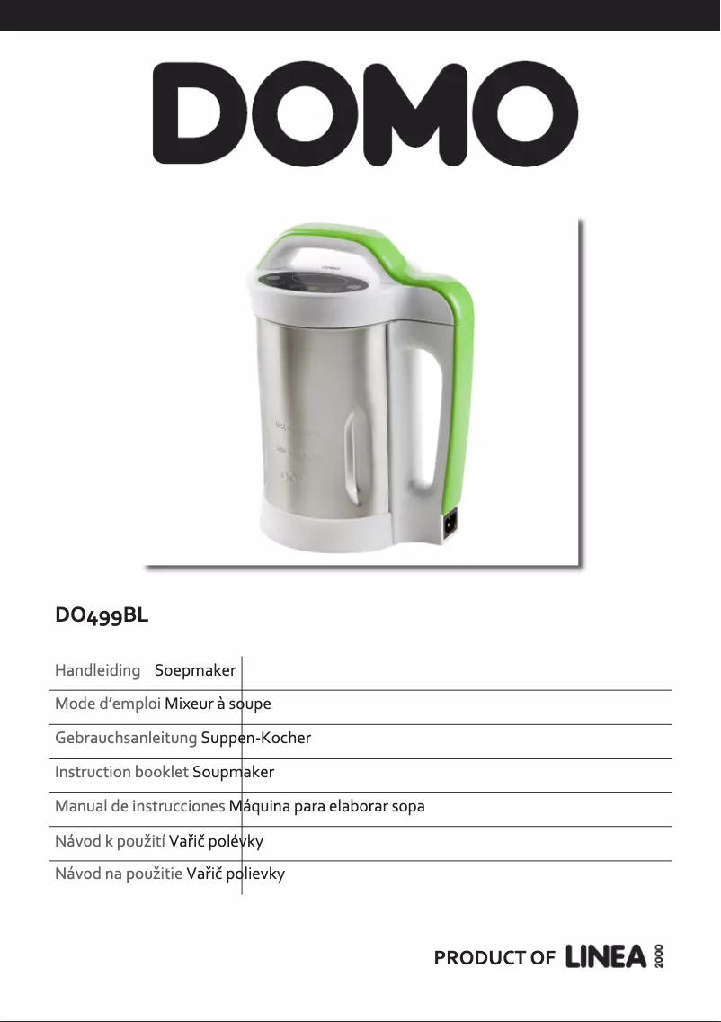 Imagen de la primera página del manual del dispositivo DO499BL