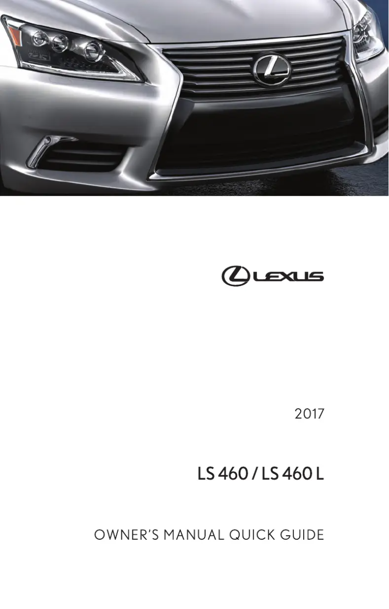 Página 1 del manual Manual de usuario Lexus LS 460 L (2017)