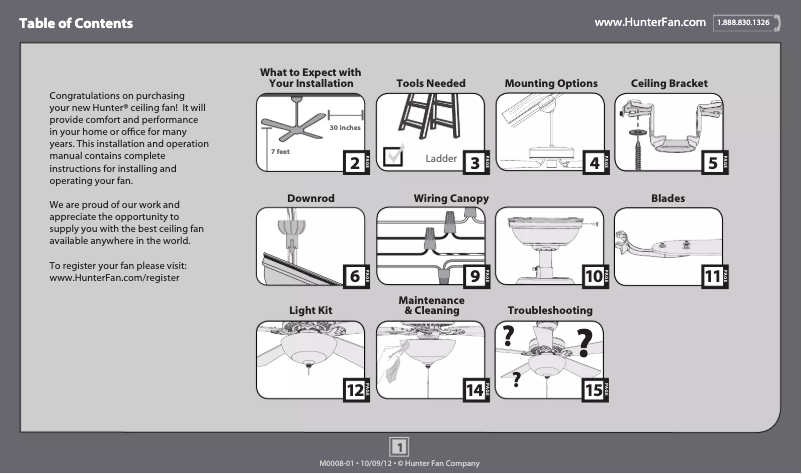 Imagen de la primera página del manual del dispositivo 53086 Five Minute