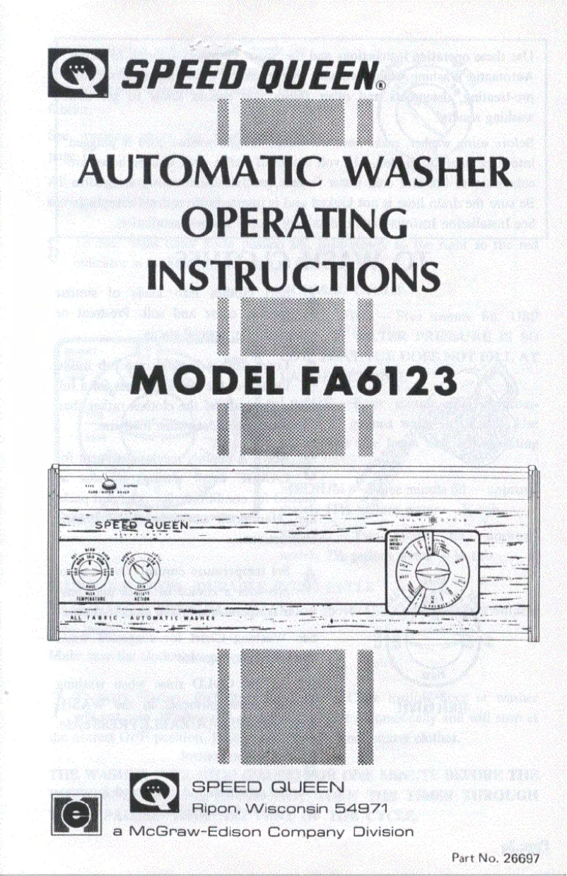 Imagen de la primera página del manual del dispositivo FA6123