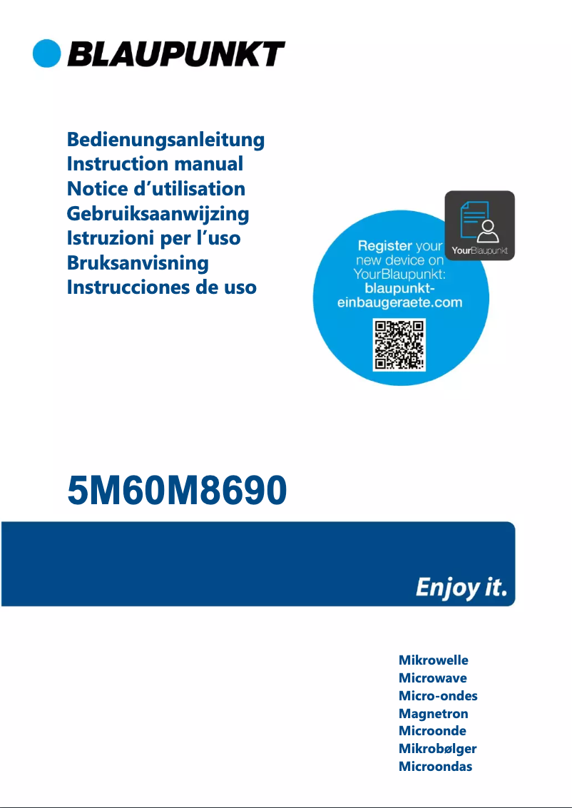 Imagen de la primera página del manual del dispositivo 5M60M8690