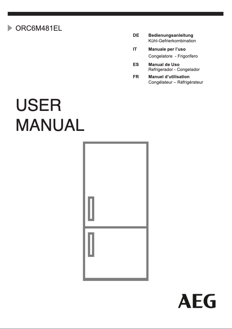 Imagen de la primera página del manual del dispositivo ORC6M481EL