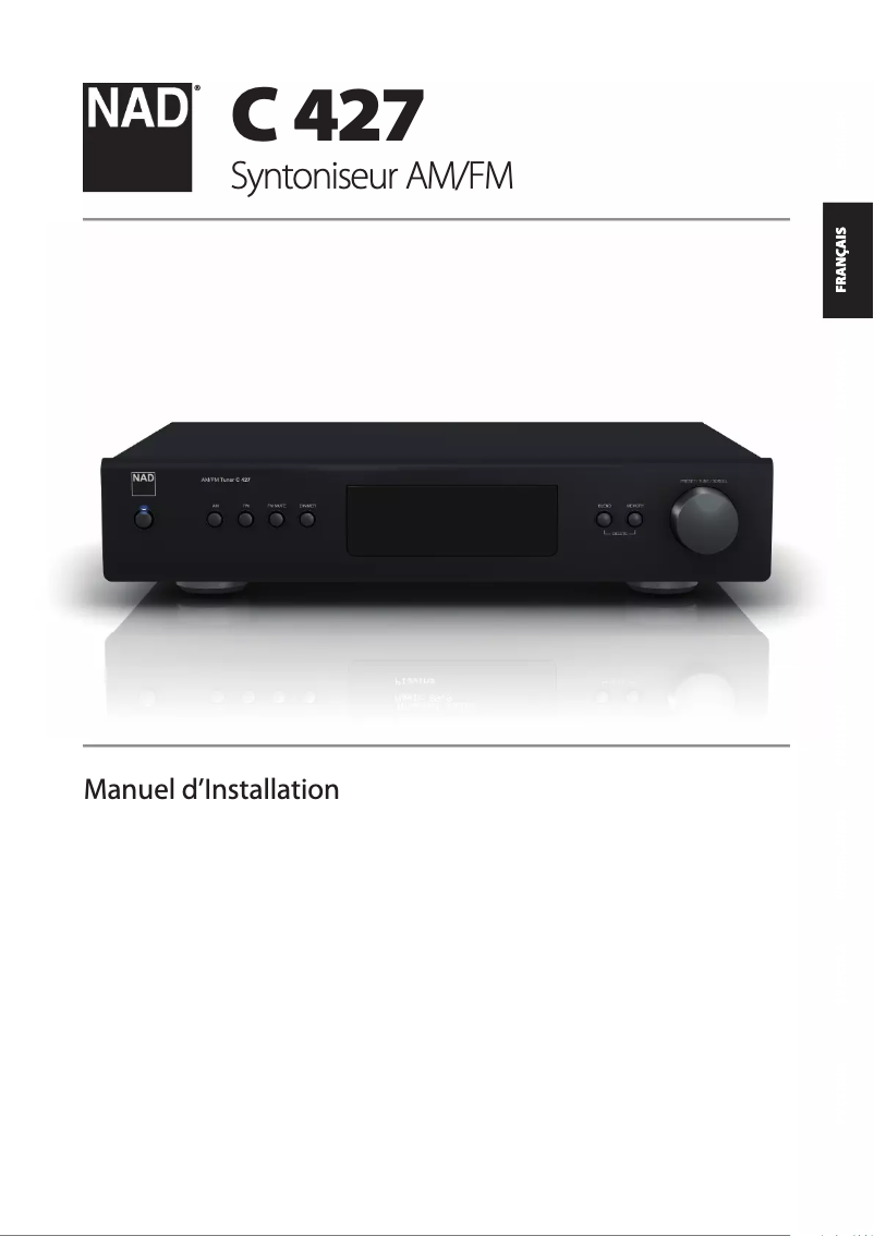 Página 1 del manual Manual de usuario NAD C 427