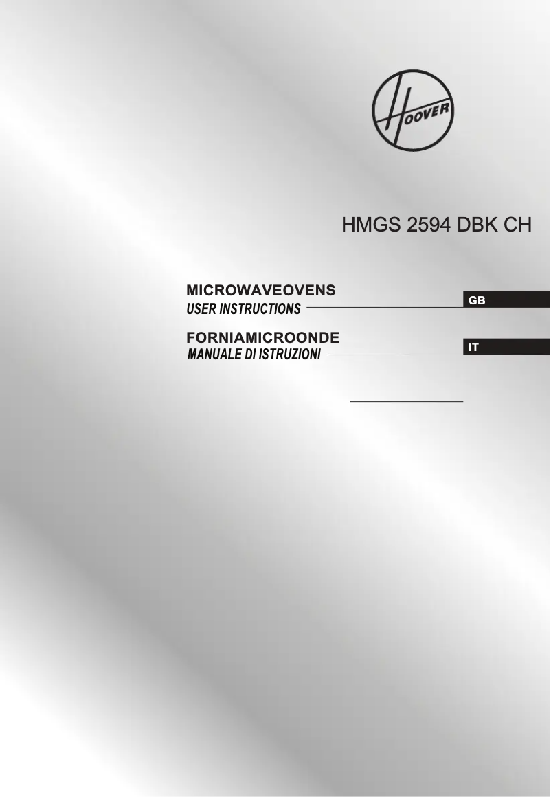 Imagen de la primera página del manual del dispositivo HMGS 2594