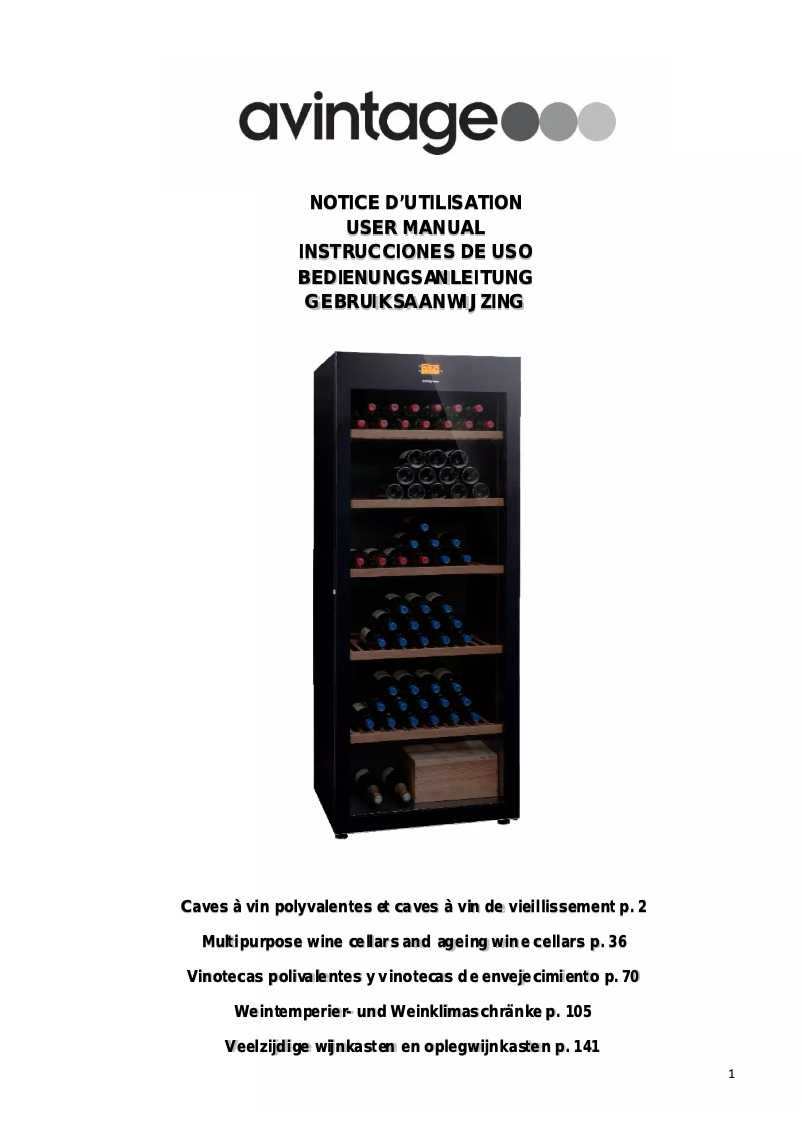 Página 1 del manual Manual de usuario Climadiff DVA265PA+